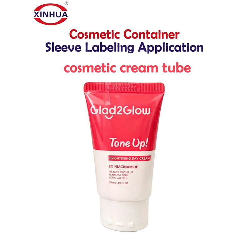 Cosmetic Container Sleeve Labeling Machine