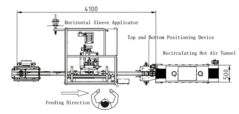 Cosmetic Container Sleeve Labeling Machine