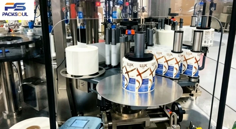 200ml Body Wash Bottle Labeling Machine